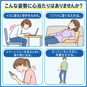 よくない姿勢